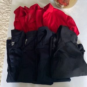 Lot of boys performance polos
